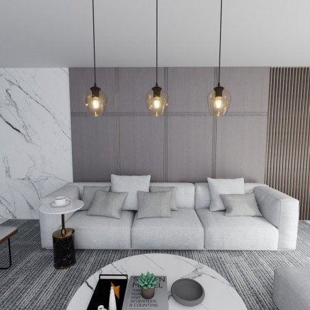 Lampa wisząca  ISTAR 1 BL MIODOWY 677/1 EMIBIG