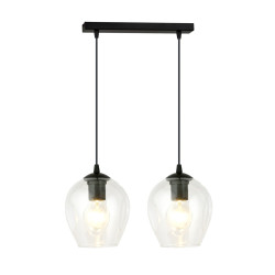 Lampa wisząca  ISTAR 2 BL TRANSPARENT 679/2 EMIBIG