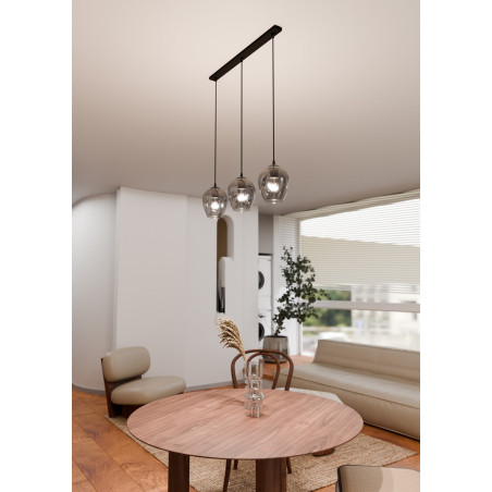 Lampa wisząca  ISTAR 3 BL GRAFIT 680/3 EMIBIG