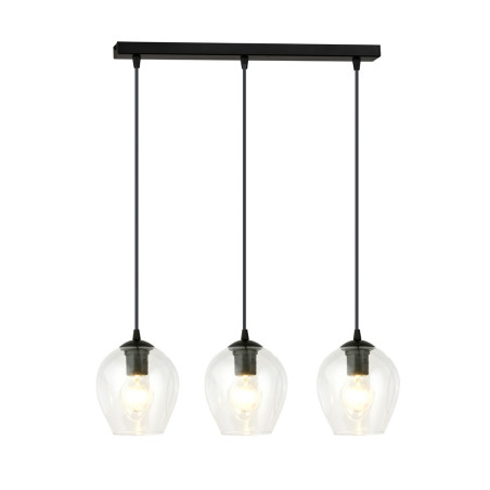 Lampa wisząca  ISTAR 3 BL TRANSPARENT 679/3 EMIBIG