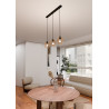 Lampa wisząca  ISTAR 3 BL MIODOWY 677/3 EMIBIG