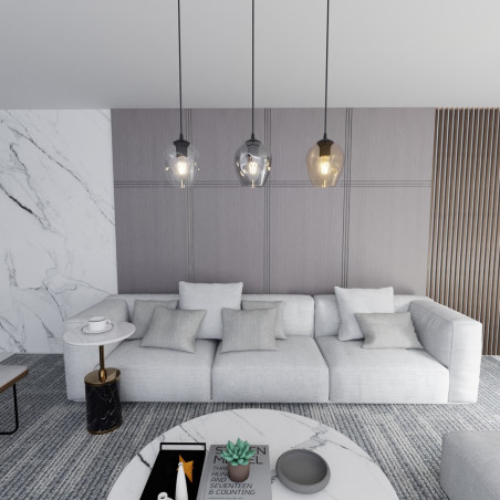 Lampa wisząca  ISTAR 3 BL MIX 678/3 EMIBIG