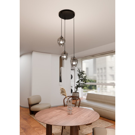 Lampa wisząca  ISTAR 3 BL PREMIUM GRAFIT 680/3PREM EMIBIG