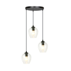 Lampa wisząca  ISTAR 3 BL PREMIUM TRANSPARENT 679/3PREM EMIBIG