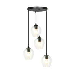 Lampa wisząca  ISTAR 4 BL PREMIUM TRANSPARENT 679/4PREM EMIBIG