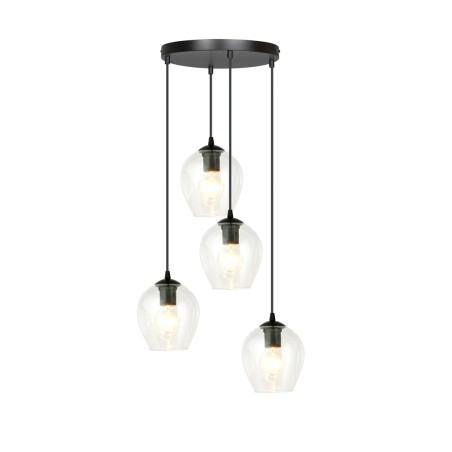 Lampa wisząca  ISTAR 4 BL PREMIUM TRANSPARENT 679/4PREM EMIBIG