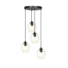 Lampa wisząca  ISTAR 4 BL PREMIUM TRANSPARENT 679/4PREM EMIBIG