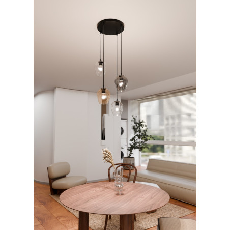 Lampa wisząca  ISTAR 4 BL PREMIUM MIX 682/4PREM EMIBIG