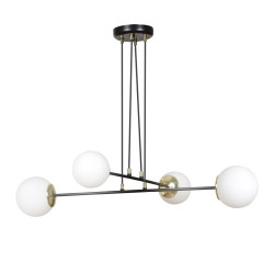 Lampa wisząca OGNIS 4 BLACK 966/4 EMIBIG