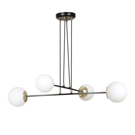 Lampa wisząca OGNIS 4 BLACK 966/4 EMIBIG