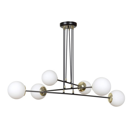 Lampa wisząca OGNIS 6 BLACK 966/6 EMIBIG