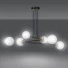 Lampa wisząca OGNIS 6 BLACK 966/6 EMIBIG