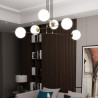Lampa wisząca OGNIS 6 BLACK 966/6 EMIBIG