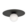 Lampa sufitowa  SOLAR 1 BLACK/OPAL 1127/1 EMIBIG