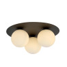 Lampa sufitowa  SOLAR 3 BLACK/OPAL 1127/3 EMIBIG
