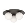 Lampa sufitowa  SOLAR 3 BLACK/OPAL 1127/3 EMIBIG