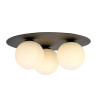 Lampa sufitowa  SOLAR 3 BLACK/OPAL 1127/3 EMIBIG