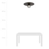 Lampa sufitowa  SOLAR 1 BLACK/GRAFIT 1128/1 EMIBIG