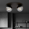 Lampa sufitowa  SOLAR 2 BLACK/GRAFIT 1128/2 EMIBIG