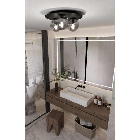 Lampa sufitowa  SOLAR 3 BLACK/GRAFIT 1128/3 EMIBIG