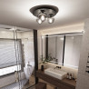 Lampa sufitowa  SOLAR 3 BLACK/GRAFIT 1128/3 EMIBIG