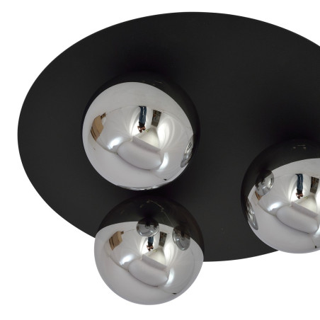 Lampa sufitowa  SOLAR 3 BLACK/GRAFIT 1128/3 EMIBIG