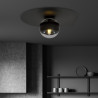 Lampa sufitowa  SOLAR 1 BLACK/STRIPE 1129/1 EMIBIG