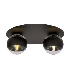 Lampa sufitowa  SOLAR 2 BLACK/STRIPE 1129/2 EMIBIG
