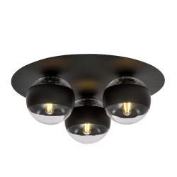 Lampa sufitowa  SOLAR 3 BLACK/STRIPE 1129/3 EMIBIG