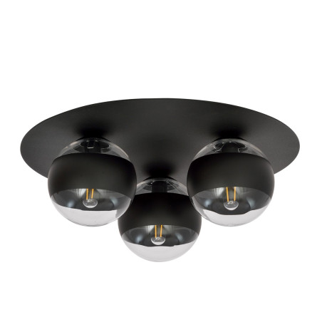 Lampa sufitowa  SOLAR 3 BLACK/STRIPE 1129/3 EMIBIG