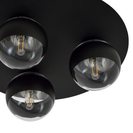 Lampa sufitowa  SOLAR 3 BLACK/STRIPE 1129/3 EMIBIG