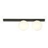 Lampa sufitowa  FIT 2 BLACK/OPAL 1124/2 EMIBIG