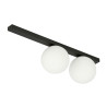 Lampa sufitowa  FIT 2 BLACK/OPAL 1124/2 EMIBIG