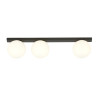 Lampa sufitowa  FIT 3 BLACK/OPAL 1124/3 EMIBIG