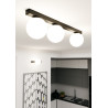Lampa sufitowa  FIT 3 BLACK/OPAL 1124/3 EMIBIG
