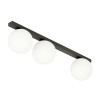 Lampa sufitowa  FIT 3 BLACK/OPAL 1124/3 EMIBIG