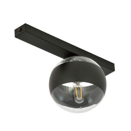 Lampa sufitowa  FIT 1 BLACK/STRIPE 1123/1 EMIBIG