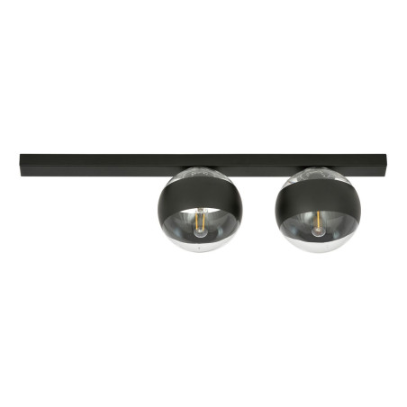 Lampa sufitowa  FIT 2 BLACK/STRIPE 1123/2 EMIBIG