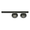 Lampa sufitowa  FIT 2 BLACK/STRIPE 1123/2 EMIBIG