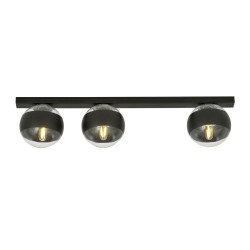 Lampa sufitowa  FIT 3 BLACK/STRIPE 1123/3 EMIBIG