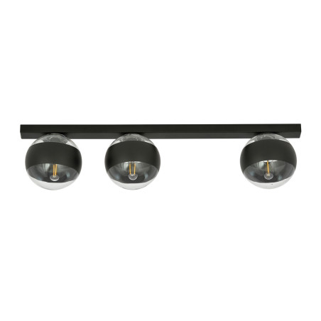 Lampa sufitowa  FIT 3 BLACK/STRIPE 1123/3 EMIBIG