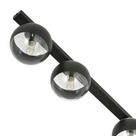 Lampa sufitowa  FIT 3 BLACK/STRIPE 1123/3 EMIBIG