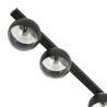 Lampa sufitowa  FIT 3 BLACK/STRIPE 1123/3 EMIBIG