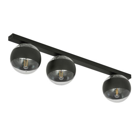 Lampa sufitowa  FIT 3 BLACK/STRIPE 1123/3 EMIBIG