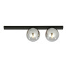 Lampa sufitowa  FIT 2 BLACK/GRAFIT 1122/2 EMIBIG