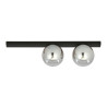 Lampa sufitowa  FIT 2 BLACK/GRAFIT 1122/2 EMIBIG