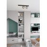 Lampa sufitowa  FIT 2 BLACK/GRAFIT 1122/2 EMIBIG