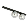 Lampa sufitowa  FIT 2 BLACK/GRAFIT 1122/2 EMIBIG