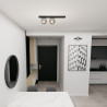 Lampa sufitowa  FIT 2 BLACK/GRAFIT 1122/2 EMIBIG