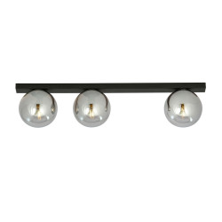 Lampa sufitowa  FIT 3 BLACK/GRAFIT 1122/3 EMIBIG